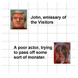 John, emissary of the Visitors and victim of fraud